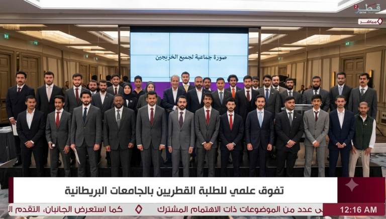 Academic Excellence: Celebration of Qatari Students’ Graduation from British Universities